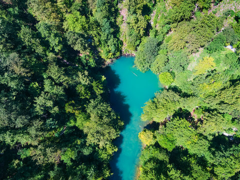 The source of the Kupa River, Croatia