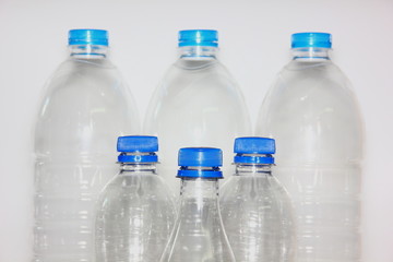 plastic bottle isolate on white background