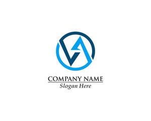 Fototapeta premium Abstract creative logo initial N concept design