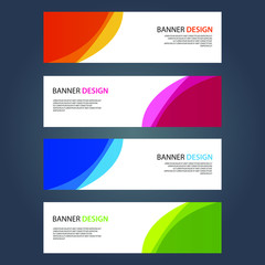 Vector Abstract design banner web template