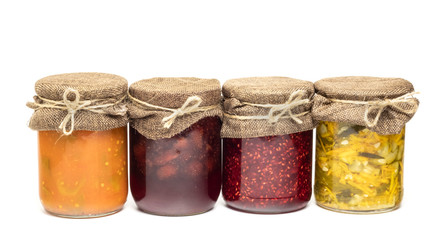  cans of canned food isolate