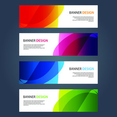 Vector Abstract design banner web template