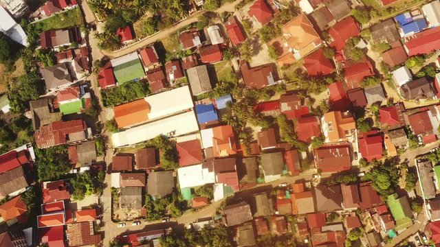 Aerial View of Vientiane capital, Lao PDR