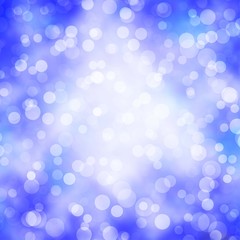 Dark BLUE vector backdrop with circles. Illustration with set of shining colorful abstract spheres. Pattern for business ads.