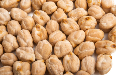 chickpea beans isolated