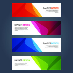 Vector Abstract design banner web template