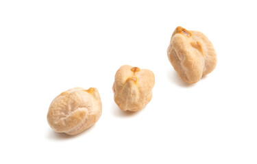 chickpea beans isolated