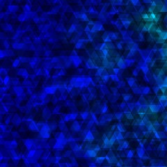 Obraz premium Light BLUE vector texture with lines, triangles.