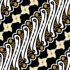 Seamless Batik Textile Pattern