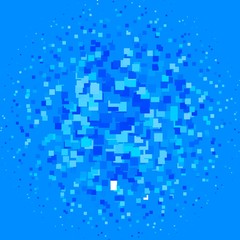 Light BLUE vector background in polygonal style. Colorful illustration with gradient rectangles and squares. Modern template for your landing page.