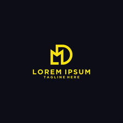 Letter DM  logo designs