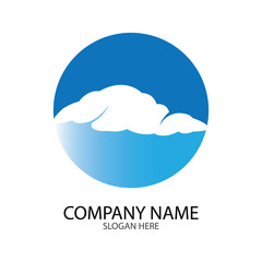 Cloud template vector