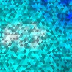 Fototapeta na wymiar Light BLUE vector template with crystals, triangles.
