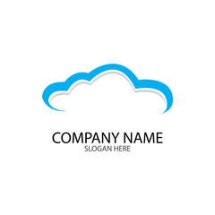 Cloud template vector