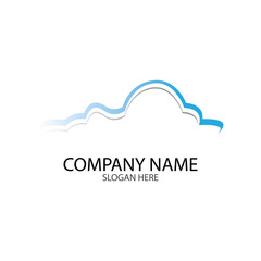 Cloud template vector