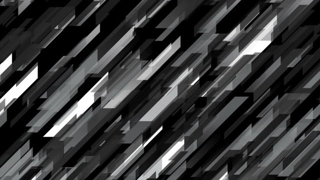 Dark grey geometric tech abstract motion background. Seamless looping. Video animation Ultra HD 4K 3840x2160