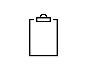 Clipboard line icon