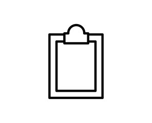 Clipboard line icon