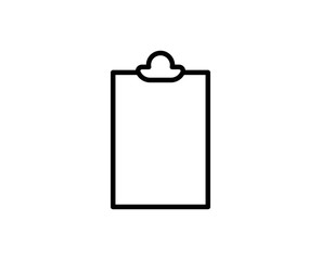 Clipboard line icon