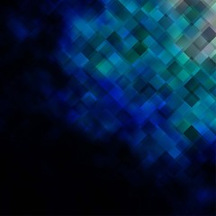 Dark BLUE vector backdrop with rectangles.