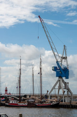 entlang des Ijsselmeer in den Niederlanden 