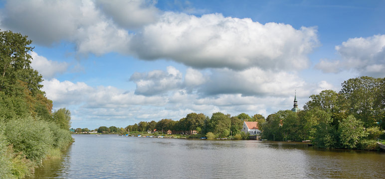 Friedrichstadt an der Treene in Nordfriesland,Schleswig-Holstein,Deutschland
