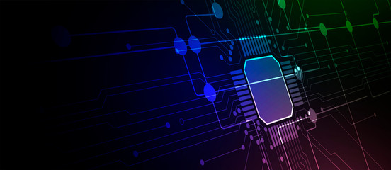 abstract structure circuit computer  technology business background