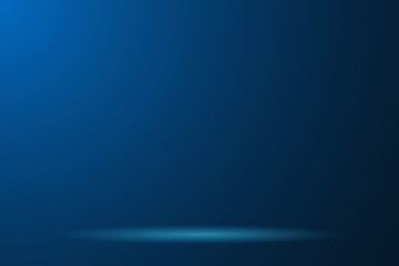 Blue room in the 3d. Background