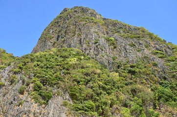 The view of the mountain on PhiPhi island