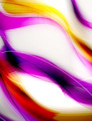 Fluid color wave pattern, liquid design style abstract banner background