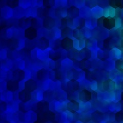 Light BLUE vector texture with colorful hexagons.