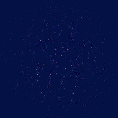 Dark Blue, Red vector pattern with abstract stars. Colorful illustration in abstract style with gradient stars. Best design for your ad, poster, banner.