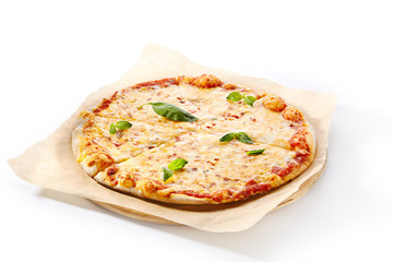 Pizza Margarita, Margherita, Traditional Italian Whole Flatbread