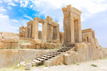 Obraz premium Persepolis.The capital of the ancient Achaemenid kingdom. Shiraz , Iran. Ancient Persia.