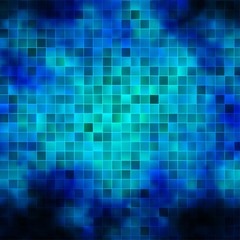 Dark BLUE vector template with rectangles.