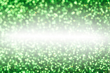 Obraz premium Green glitters. Green shiny abstract texture.