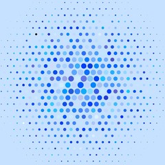 Dark BLUE vector texture with circles. Abstract decorative design in gradient style with bubbles. Pattern for wallpapers, curtains.