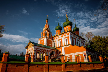Fototapeta na wymiar old orthodox church in Russia