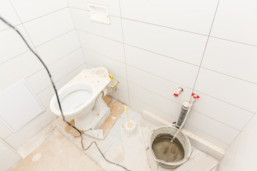 Renovation of a bathroom Before