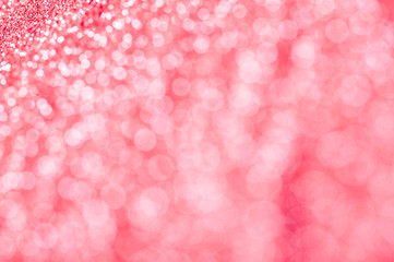 Pink glitters celebration. Shiny pink abstract texture.