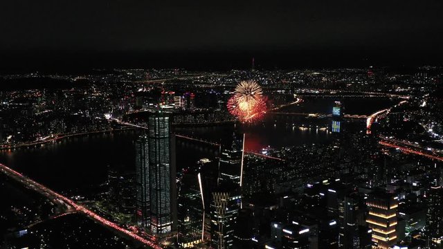 Seoul fireworks festival
