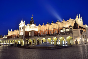 Naklejka premium Cloth Hall in Old Town of Krakow, Poland