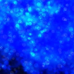 Dark BLUE vector background with spots.