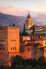 Alhambra palace, Granada, Andalucia, Spain - obrazy, fototapety, plakaty