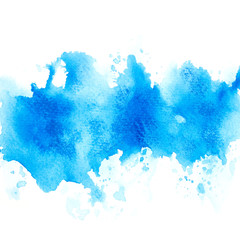 brush splash blue watercolor.creative image