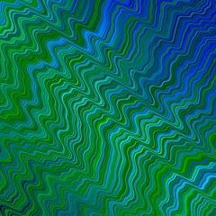 Light Blue, Green vector layout with curves. Bright illustration with gradient circular arcs. Best design for your ad, poster, banner.