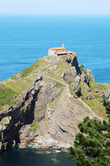 Fototapeta na wymiar Gaztelugatxe islet, Basque country, Spain 