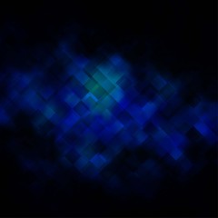 Dark BLUE vector background in polygonal style.