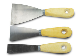 trowel on a white background,with clipping path