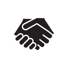 Handshake icon vector design template